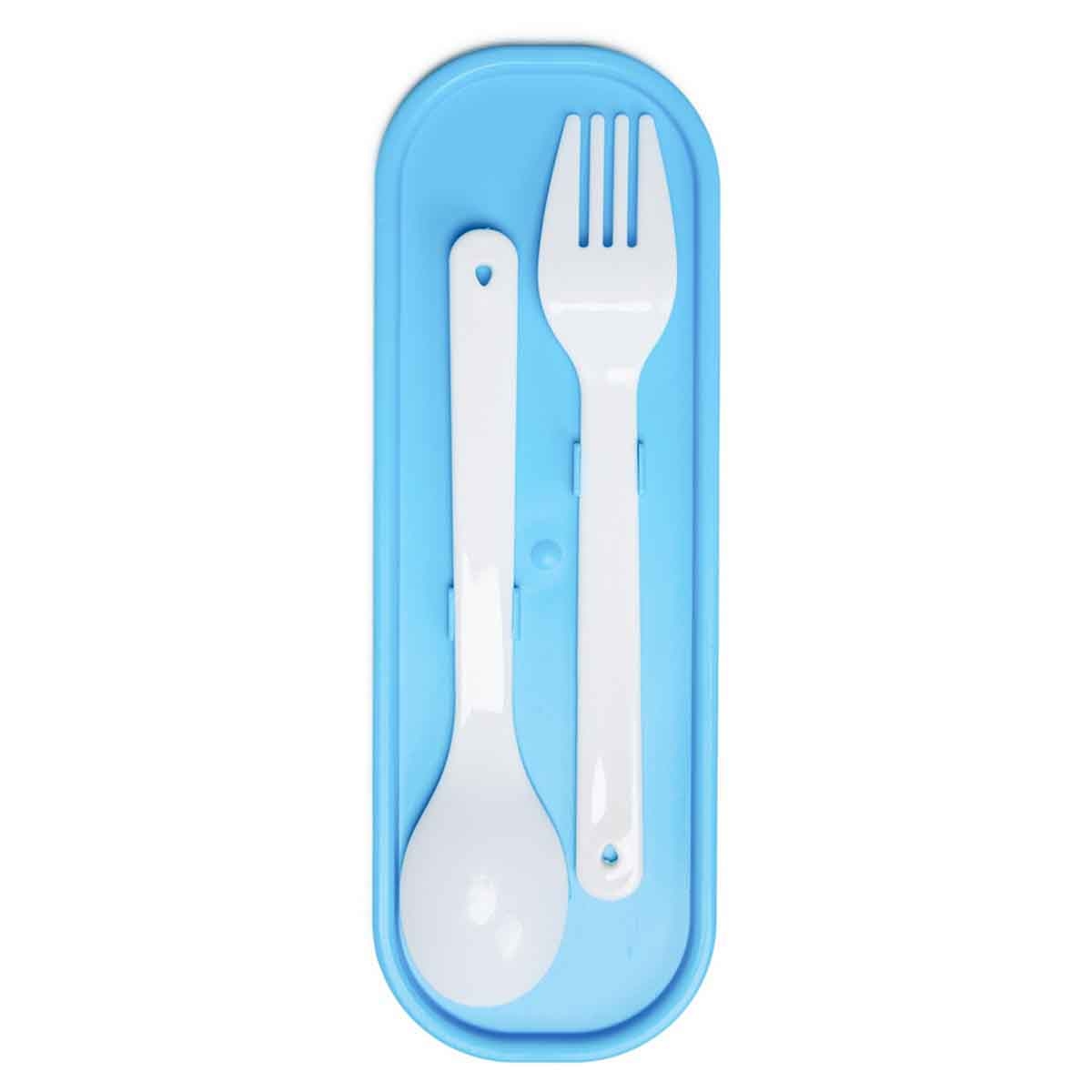 نوفا كيدز صندوق غداء بنتو بسعة 1.5 لتر بتصميم دينو بثلاثة أقسام مع مجموعة ملعقة وشوكة وصندوق صلصة