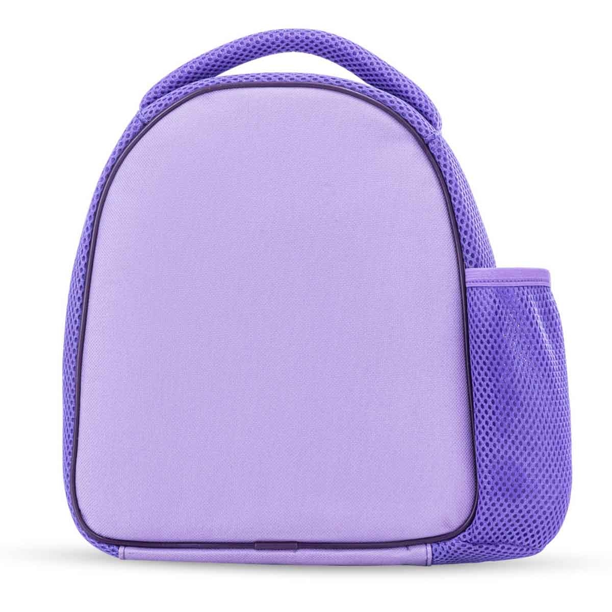 Nova Kids Lama Purple Lunch Bag Combo with Lunch Box & Water Bottle