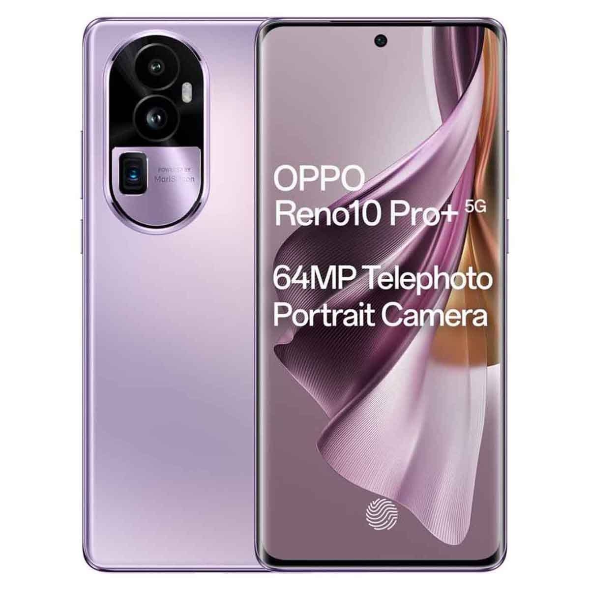 OPPO Reno10 Pro+ 5G Android Smartphone (12GB RAM, 256GB Storage) - Purple