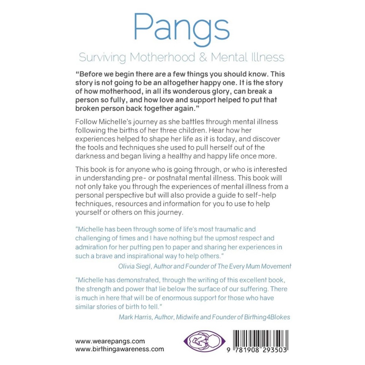 Pangs: Surviving Motherhood & Mental Illness by Michelle Bradley - 10 Apr 2019