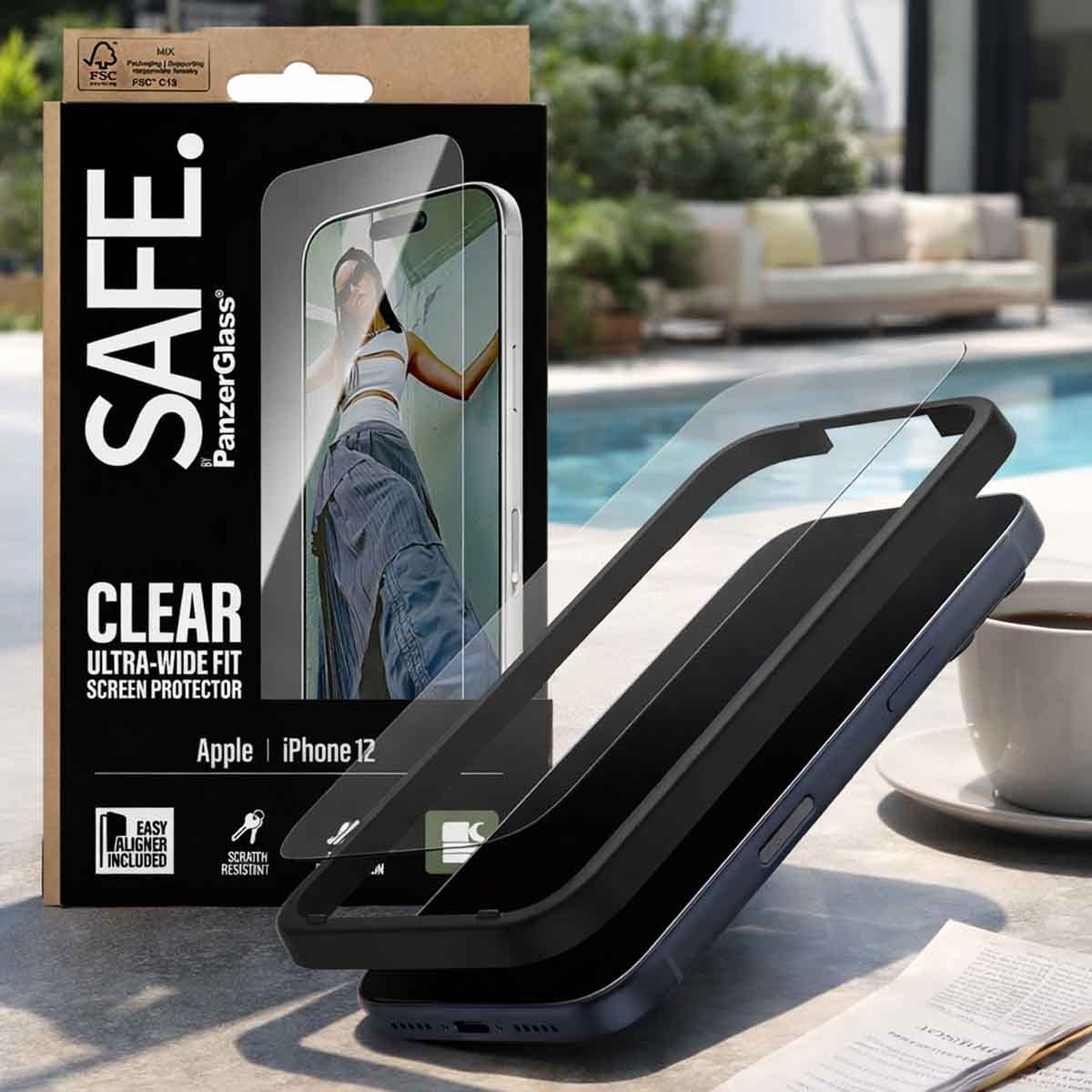 بانزر جلاس سيف واقي شاشة زجاج شفاف