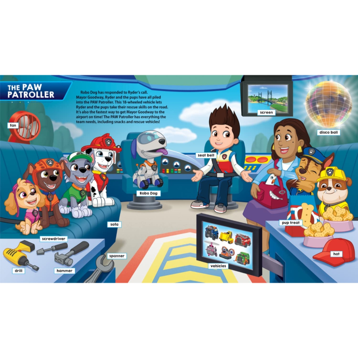PAW Patrol Big, Busy Word Book من تأليف باو باترول - 30 مارس 2023