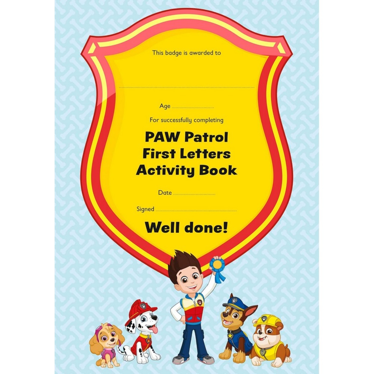 PAW Patrol First Letters Activity Book : Get Set for School! by Collins Preschool - 13 May 2021