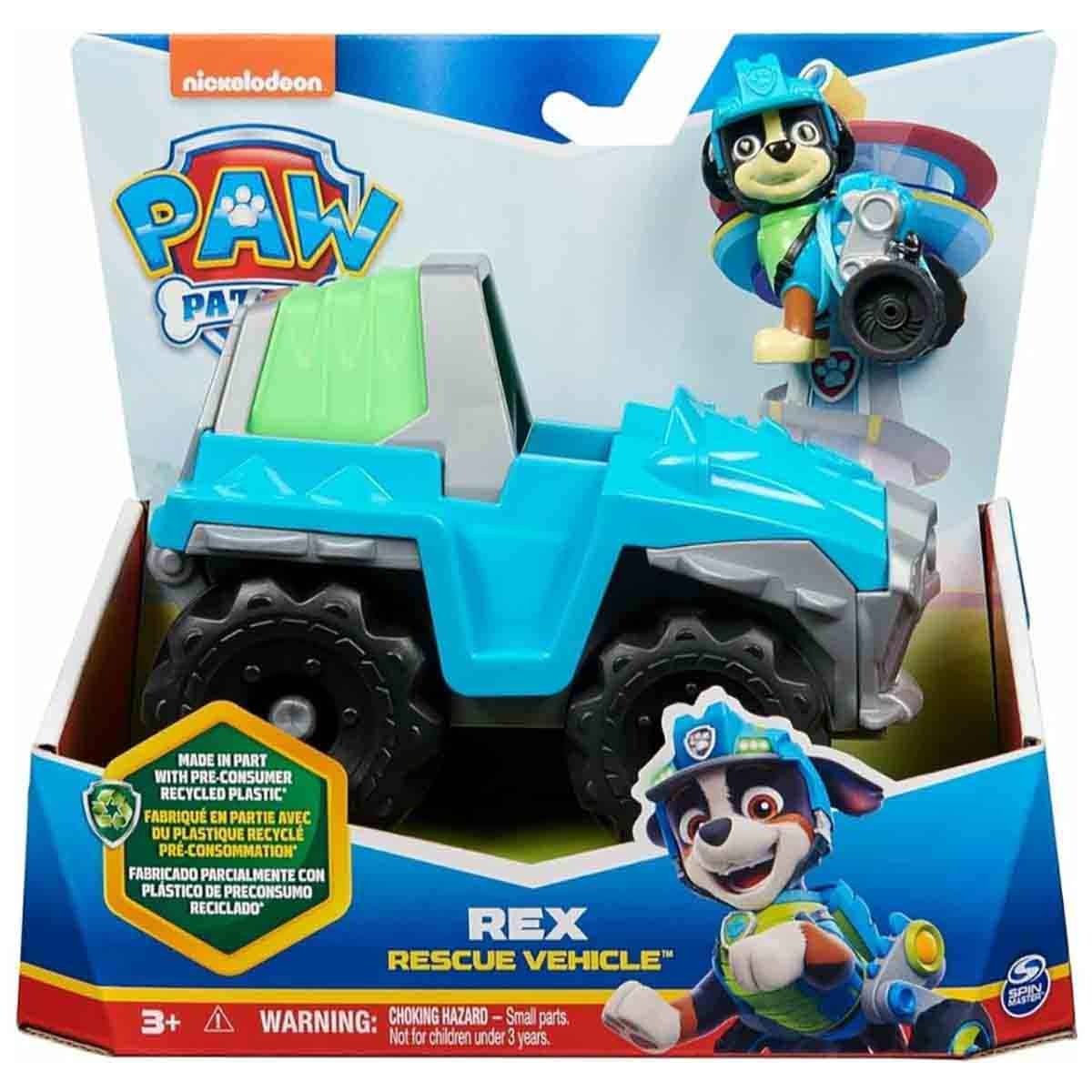 باو باترول مجموعة ريكس إنقاذ الديناصورات الصديقة للبيئة مع شخصية للأولاد والبنات عمر 3-4 سنوات