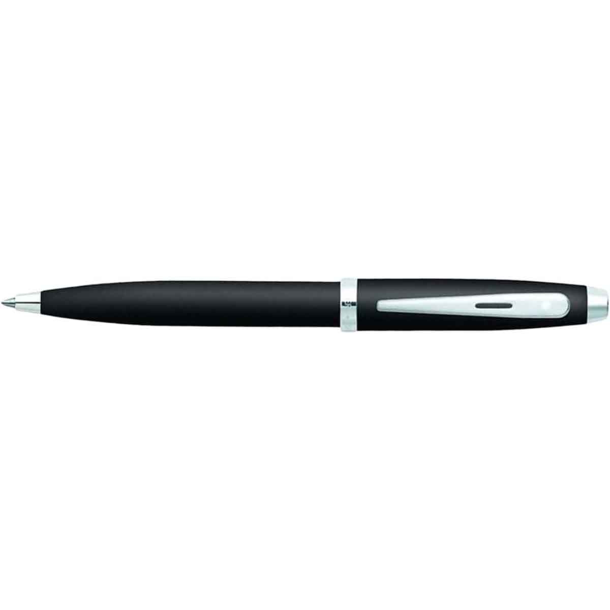 Sheaffer 100 E9317 Matte Black Ballpoint Pen with A5 Notebook Gift Set
