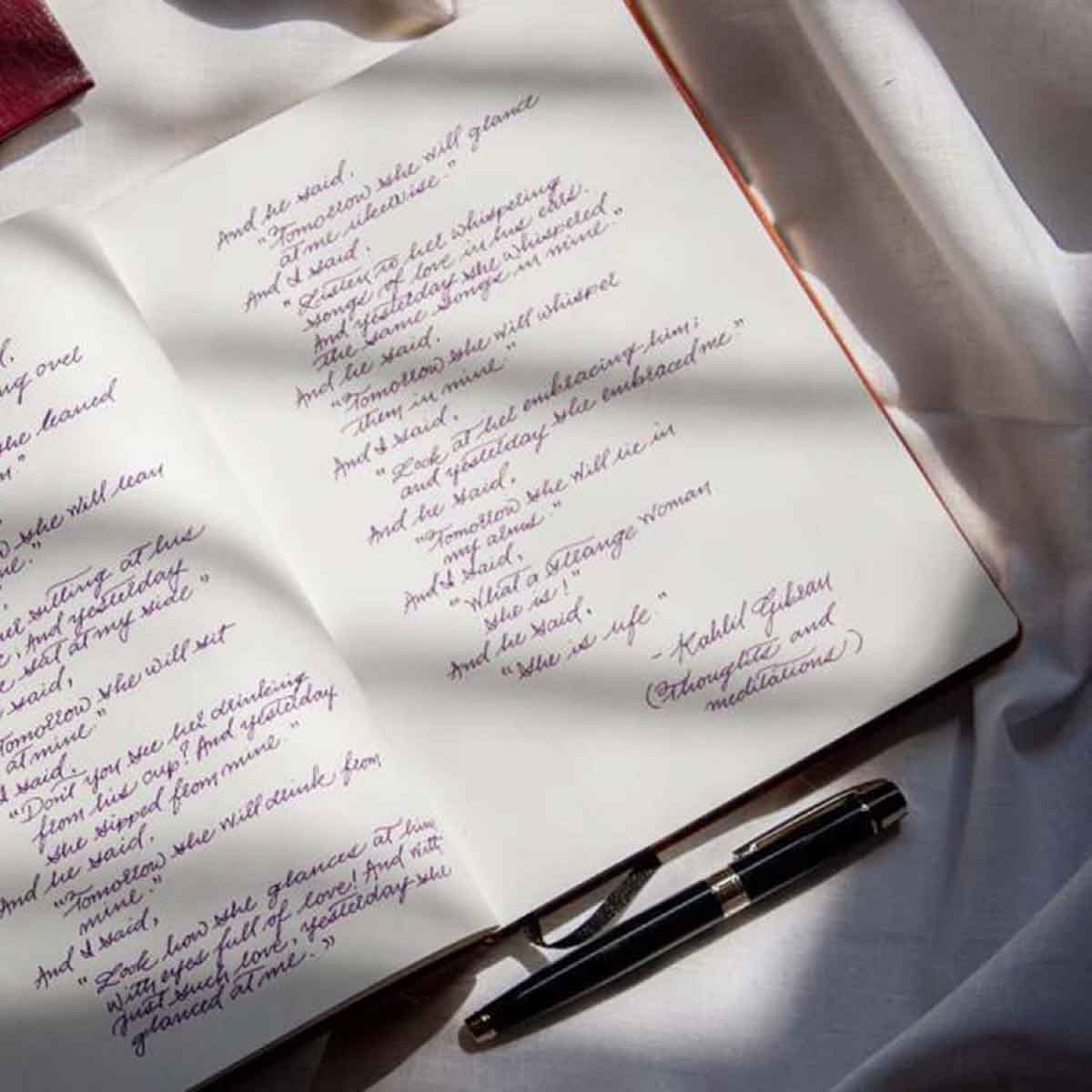 شيفر قلم 300 أسود لامع مع لمسات ذهبية حبر سائل