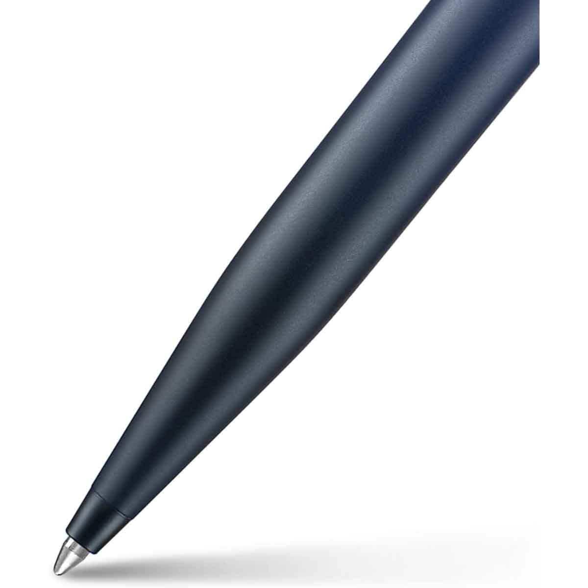 شيفر قلم في إف إم E9429 أزرق مطفي مع حواف سوداء مطفية حبر جاف