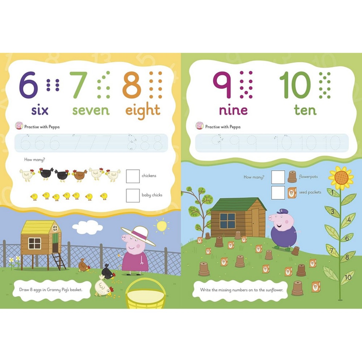 Peppa Pig: Practise with Peppa: Wipe-Clean First Counting: تأليف بيبا بيغ - 2 يوليو 2015