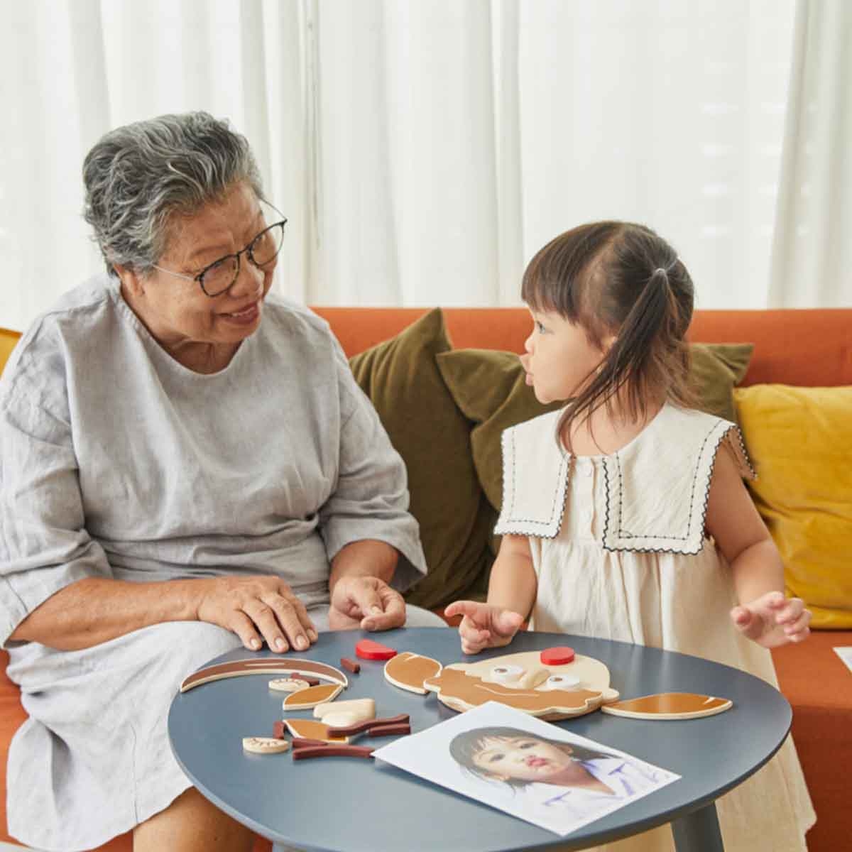 بلان تويز لعبة تركيب الوجوه، للجنسين، من عمر 3 إلى 4 سنوات