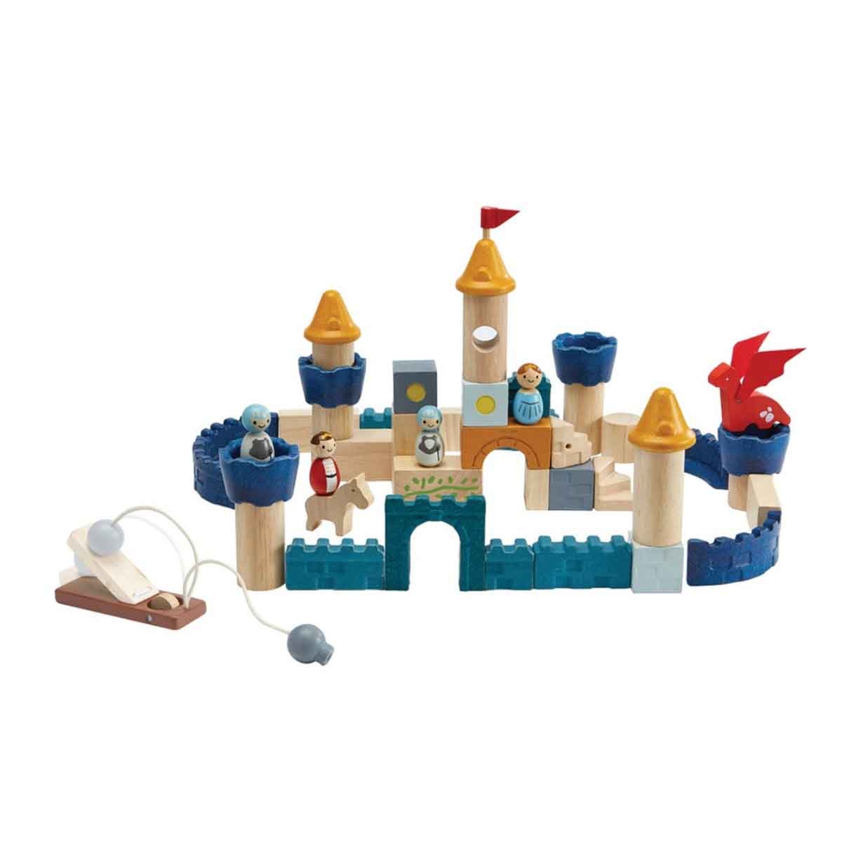 PlanToys Orchard Castle Block Set Unisex, 3-4 Years