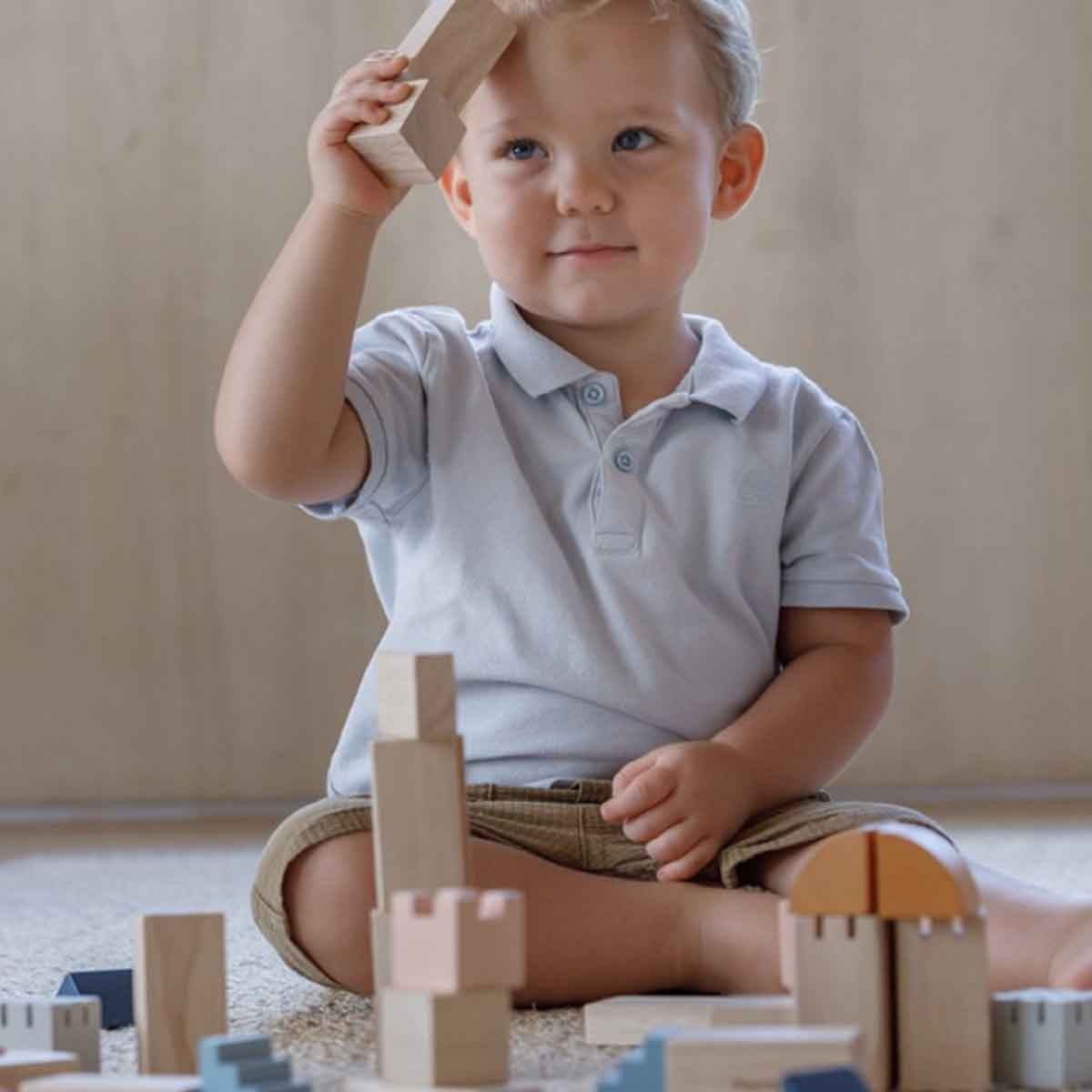 بلان تويز مجموعة مكعبات إبداعية بستان للجنسين 3 - 4 سنوات