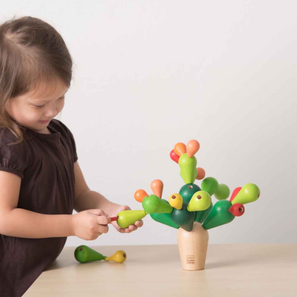 بلان تويز صبار توازن خشبي للجنسين 3 - 4 سنوات