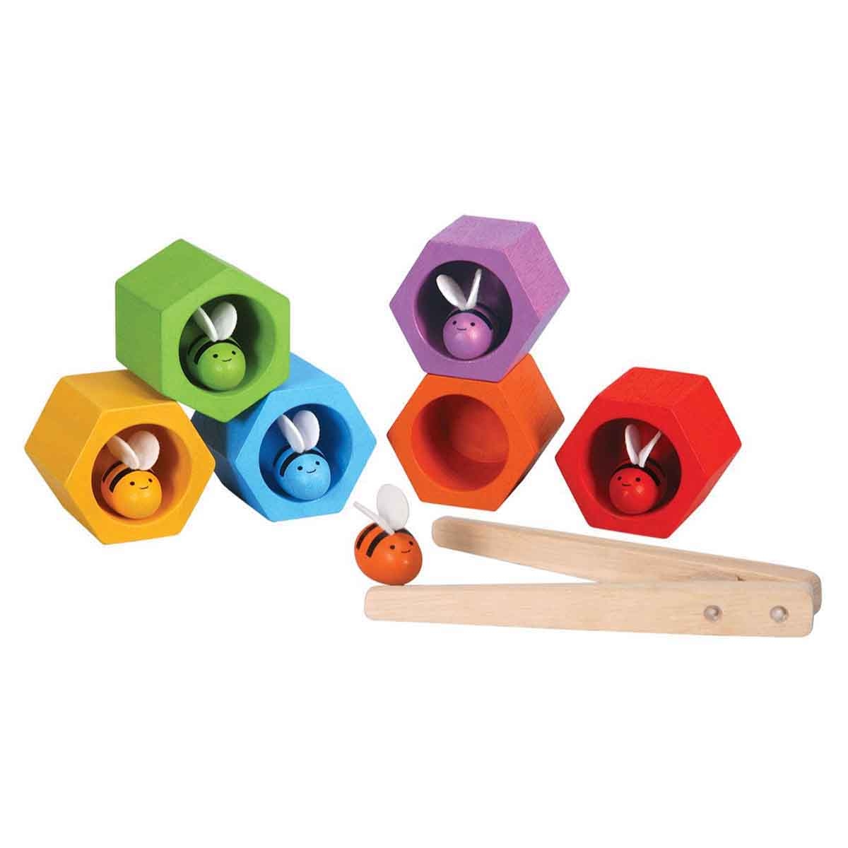 PlanToys Wooden Beehives Unisex, 3-4 Years