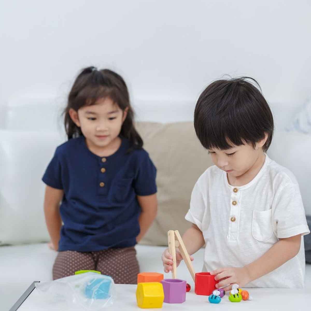 PlanToys Wooden Beehives Unisex, 3-4 Years