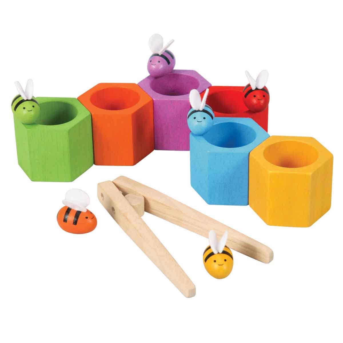 PlanToys Wooden Beehives Unisex, 3-4 Years