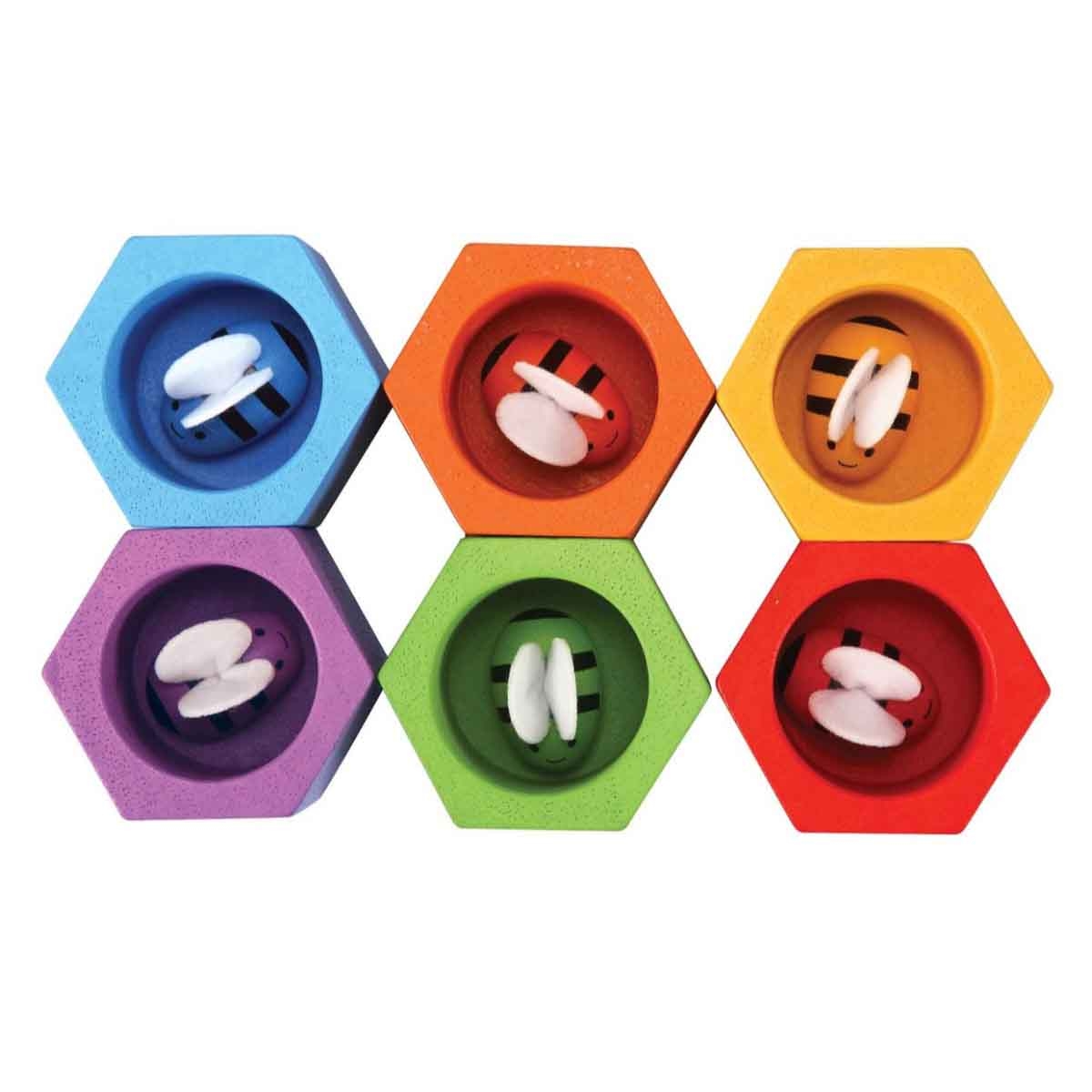 PlanToys Wooden Beehives Unisex, 3-4 Years