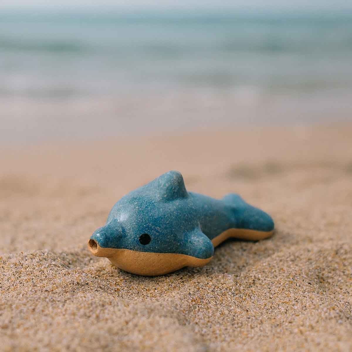 بلان تويز صافرة دلفين خشبية للجنسين 3 - 4 سنوات