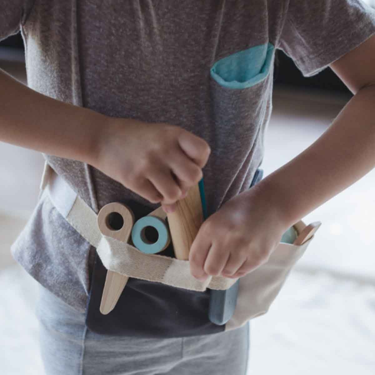 بلان تويز مجموعة تصفيف الشعر خشبية، للجنسين، من عمر 3 إلى 4 سنوات