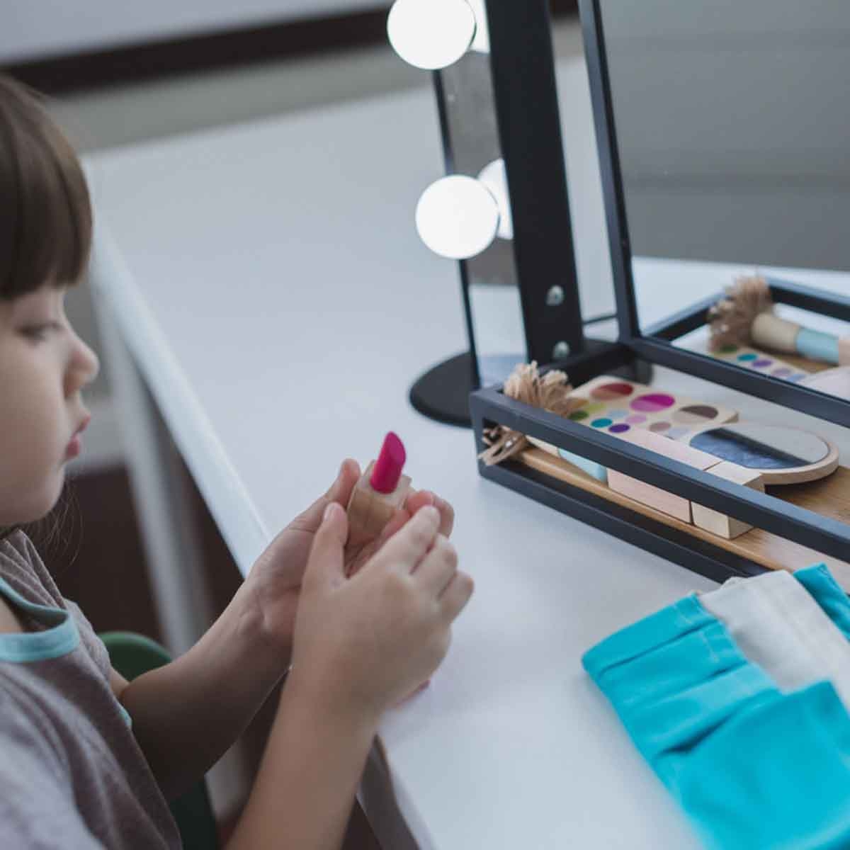 بلان تويز مجموعة مكياج خشبية، للجنسين، من عمر 3 إلى 4 سنوات