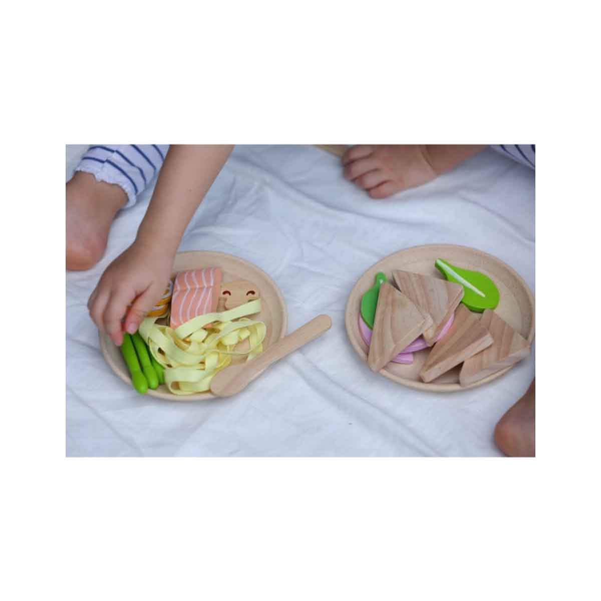 PlanToys Wooden Sandwich Set Unisex, 3-4 Years