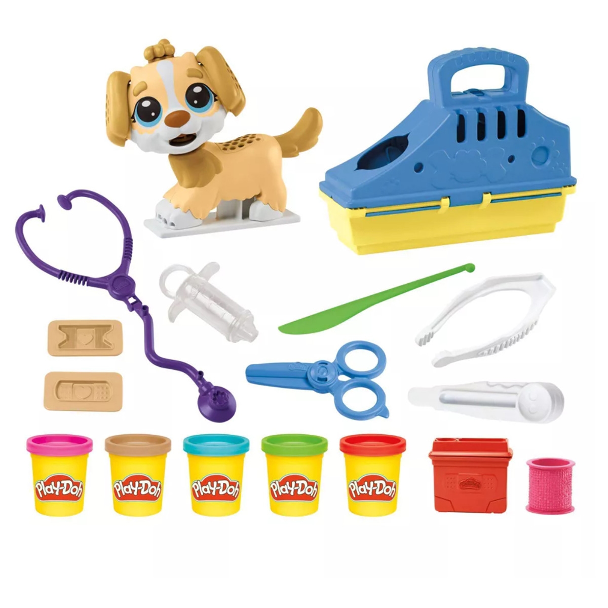 Play-Doh Care N Carry Vet Clay Set Unisex, 3-4 Years
