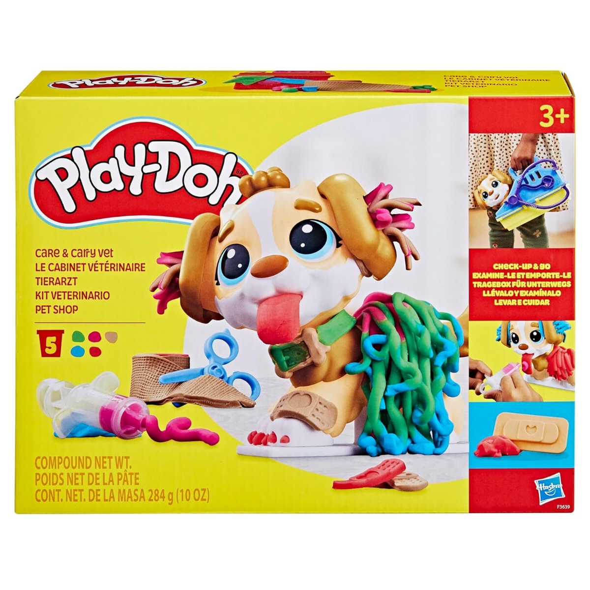 Play-Doh Care N Carry Vet Clay Set Unisex, 3-4 Years
