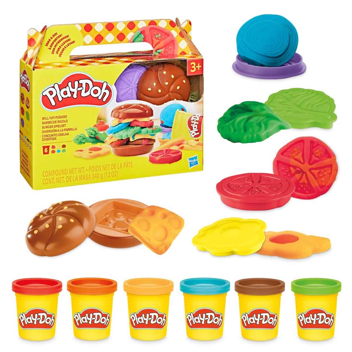 Play-Doh Grill Fun Playset Unisex, 3-4 Years