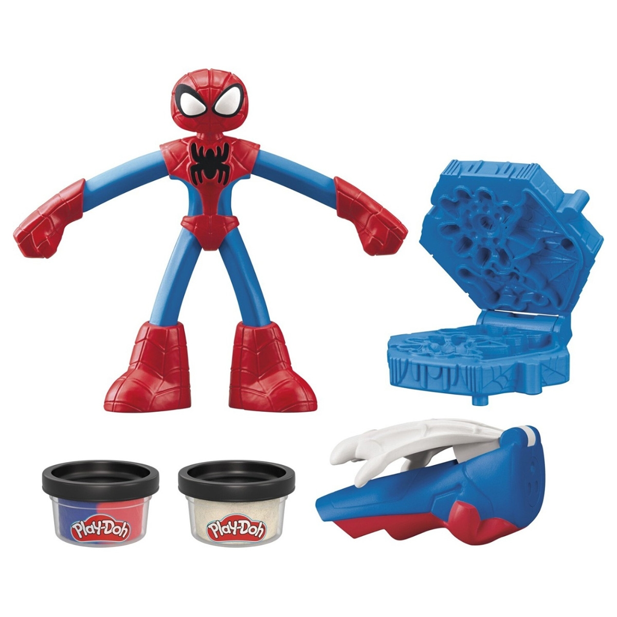 Play-Doh Marvel Spider-Man Thwip Squisher Playset Unisex, 5-7 Years