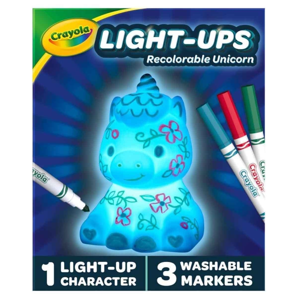 بلاي-دو مجموعة معجون التشكيل مع حقيبة حامل كرايولا وطقم يونيكورن المتوهج، للجنسين، 3-4 سنوات