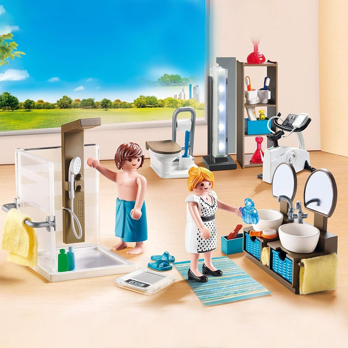 Playmobil City Life Bathroom Playset Unisex, 5-7 Years
