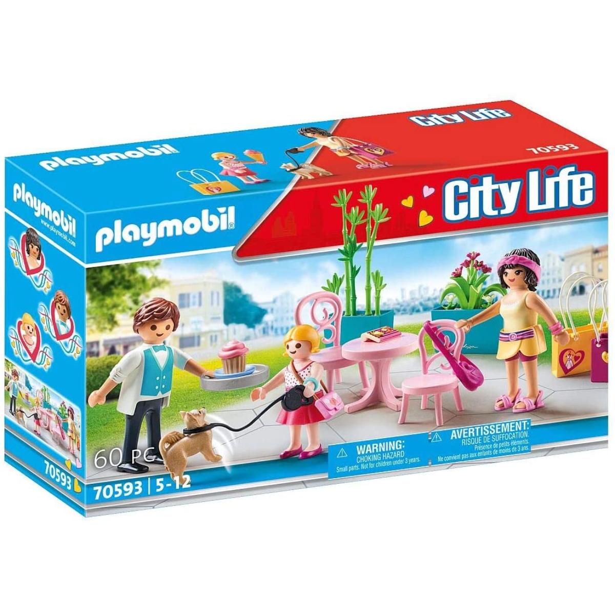 Playmobil City Life Coffee Break Playset Unisex, 5-7 Years
