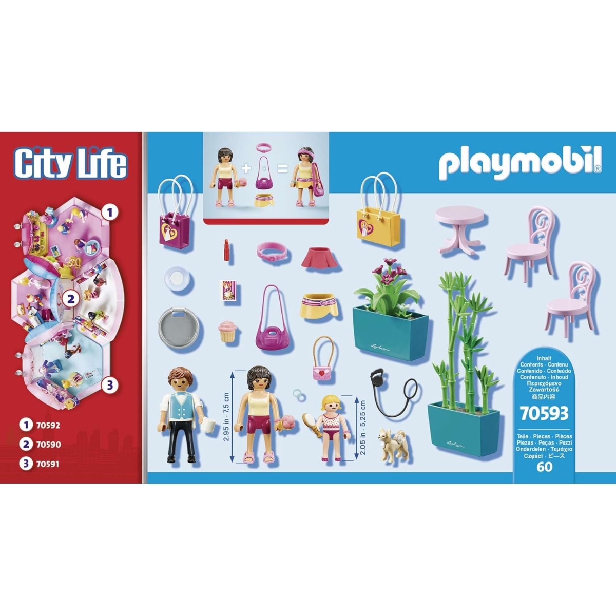 Playmobil City Life Coffee Break Playset Unisex, 5-7 Years