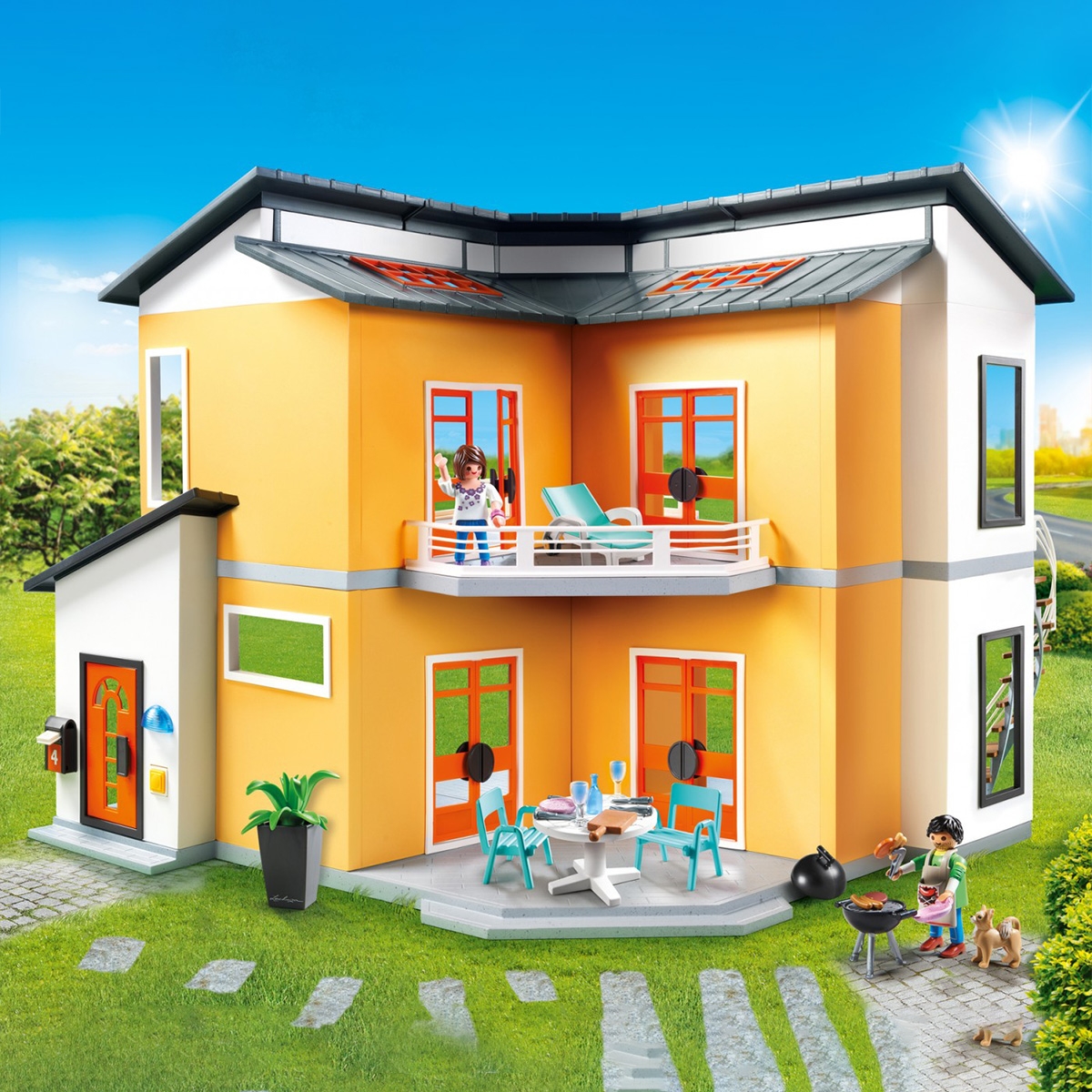 Playmobil City Life Modern House Playset Unisex, 5-7 Years