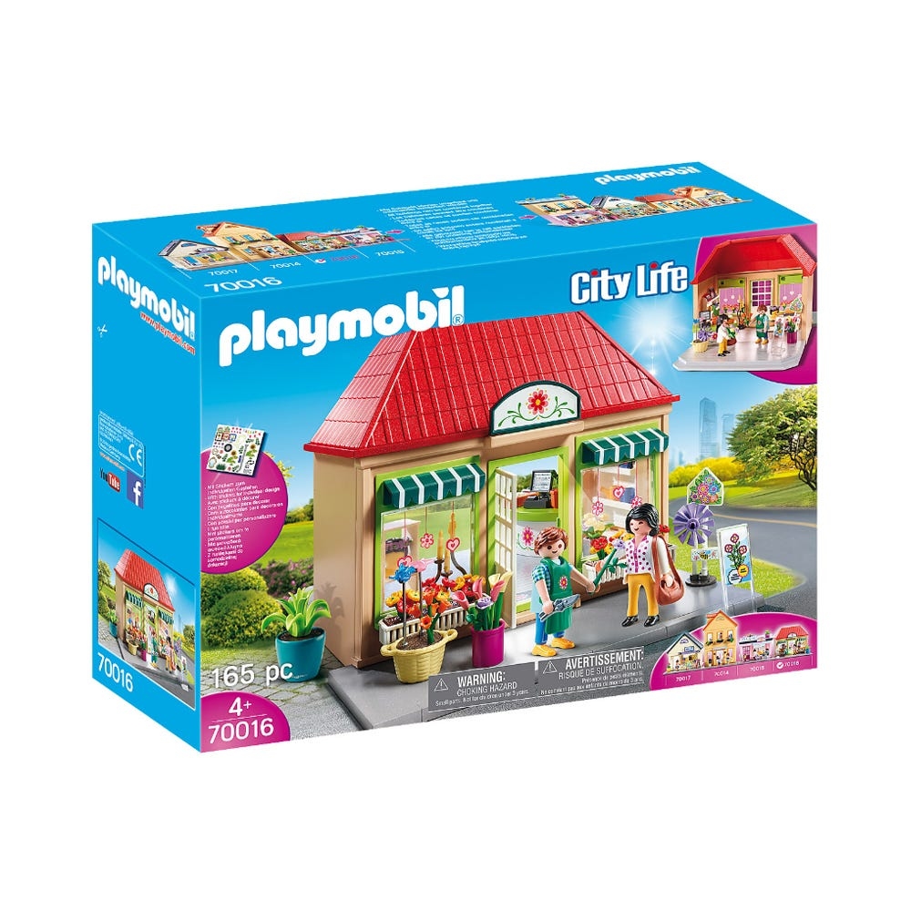 Playmobil City Life My Flower Shop Playset Unisex, 5-7 Years