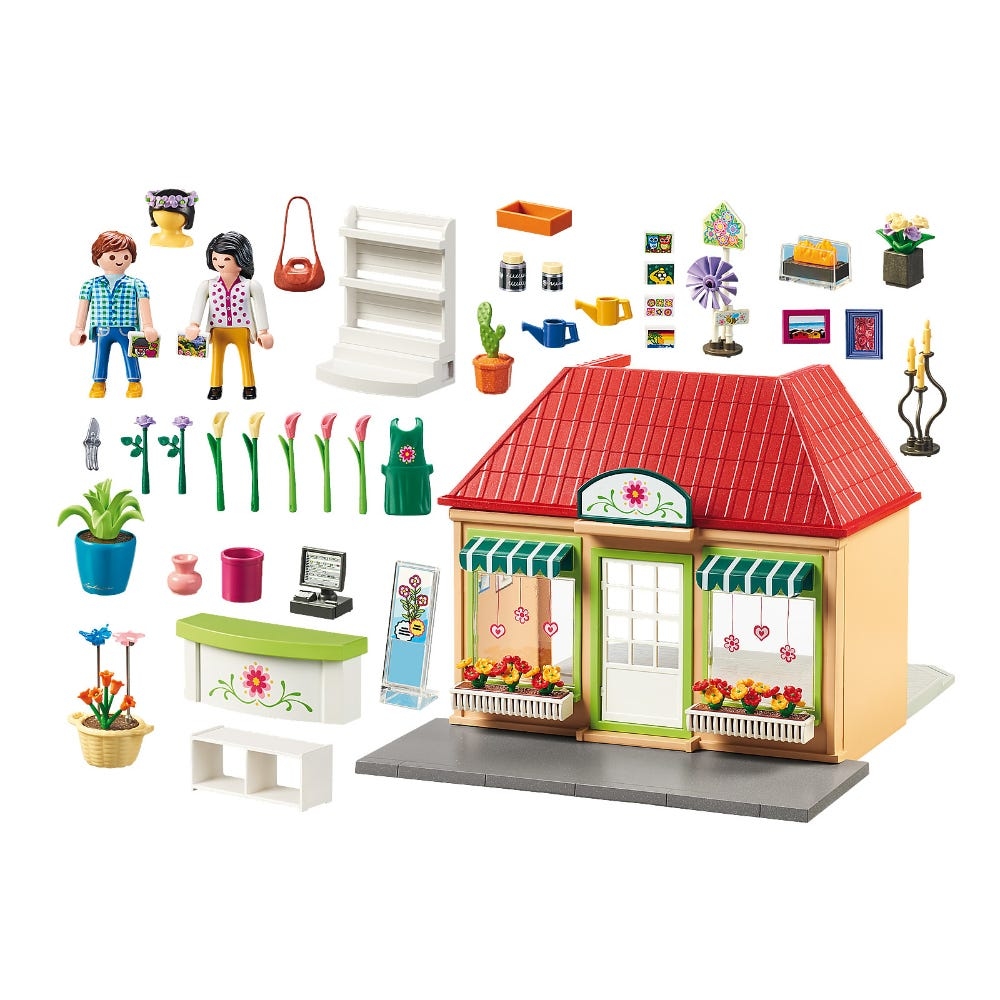 Playmobil City Life My Flower Shop Playset Unisex, 5-7 Years