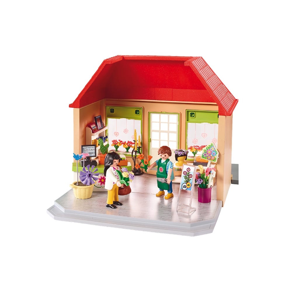Playmobil City Life My Flower Shop Playset Unisex, 5-7 Years