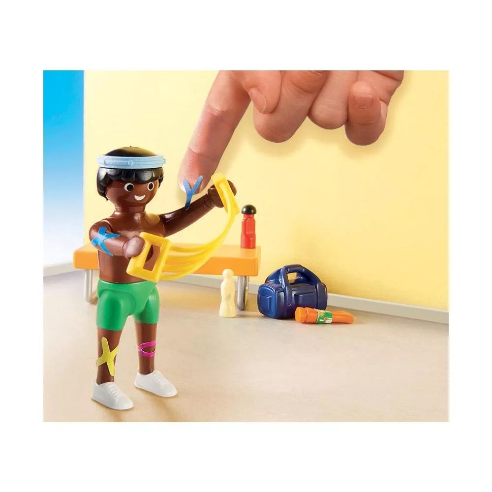 Playmobil City Life Physical Therapist Playset Unisex، 5-7 سنوات