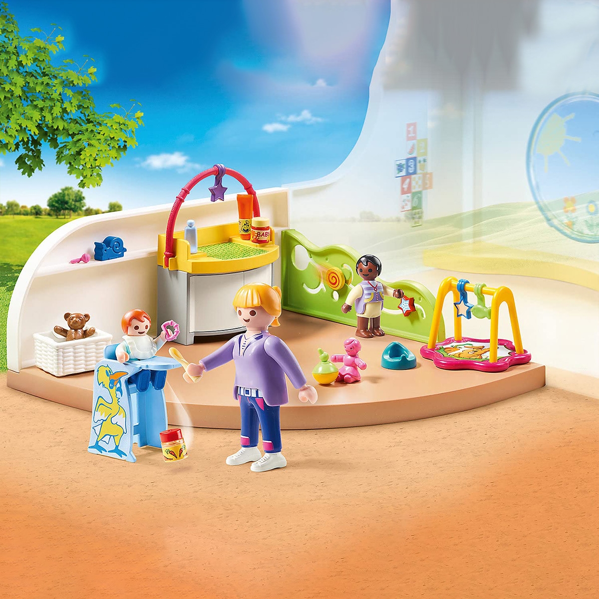 بلاي موبيل مجموعة غرفة طفل صغير من سيتي لايف للجنسين، 5-7 سنوات