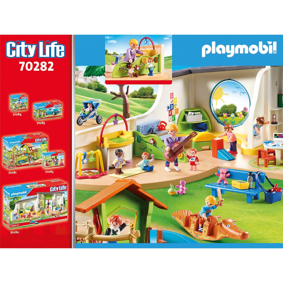 بلاي موبيل مجموعة غرفة طفل صغير من سيتي لايف للجنسين، 5-7 سنوات