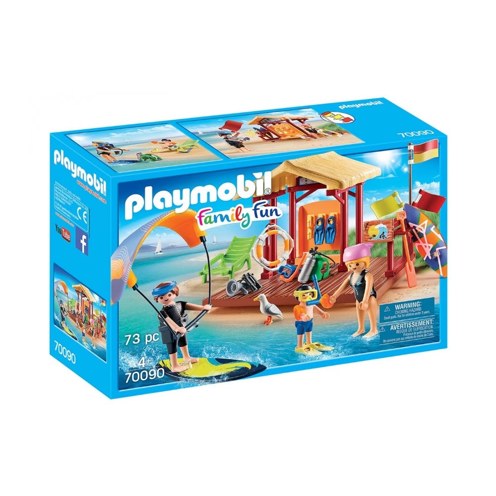 Playmobil Family Fun Water Sports Lesson Playset Unisex, 5-7 Years