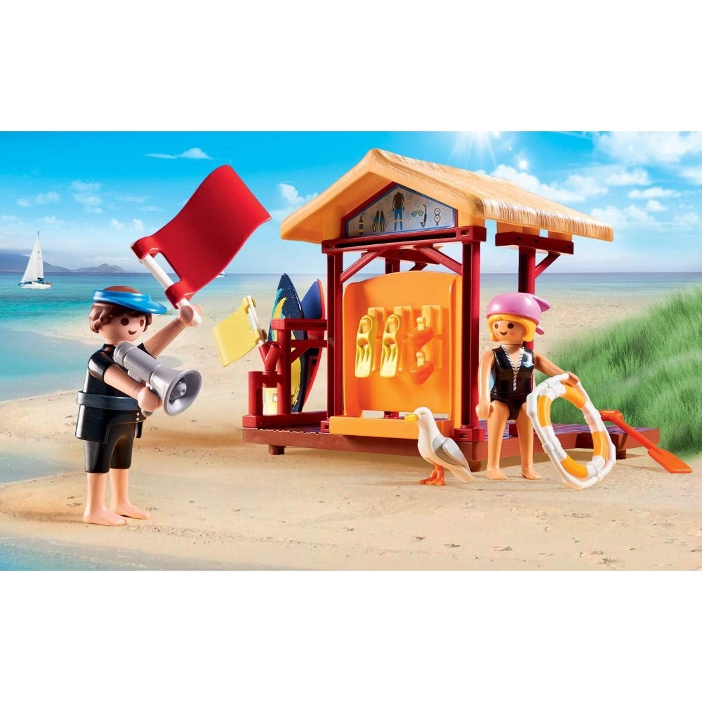 Playmobil Family Fun Water Sports Lesson Playset Unisex, 5-7 Years