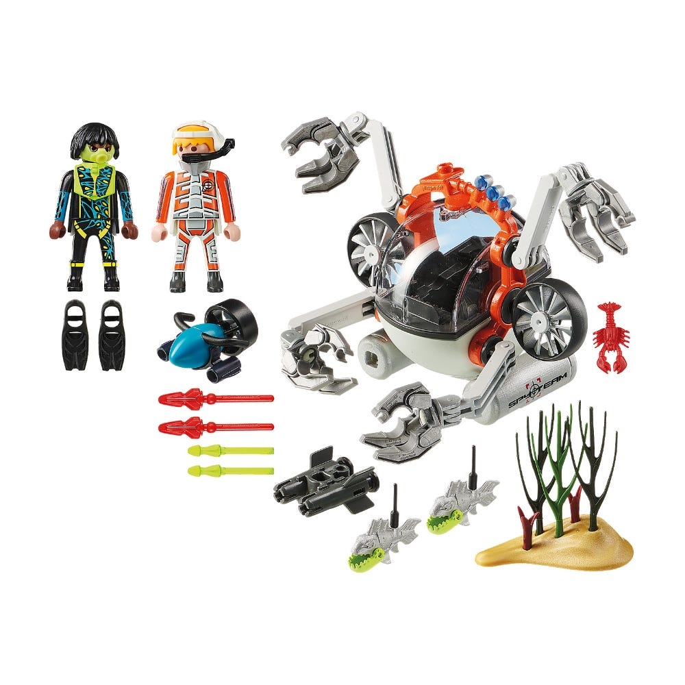 بلايموبيل مجموعة ألعاب فريق الجواسيس الأفضل للجنسين، 5-7 سنوات