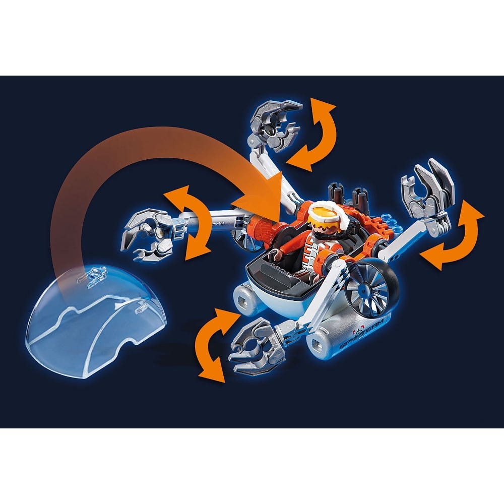 بلايموبيل مجموعة ألعاب فريق الجواسيس الأفضل للجنسين، 5-7 سنوات