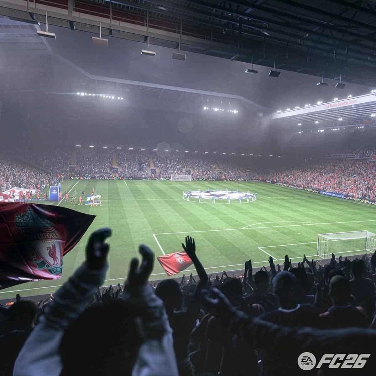 سوني بلايستيشن 5 جهاز ألعاب الإصدار الرقمي 825 جيجابايت مع لعبة EA Sports FC26 (نسخة السعودية) حزمة مع وحدة تحكم DualSense لاسلكية تمويه رمادي