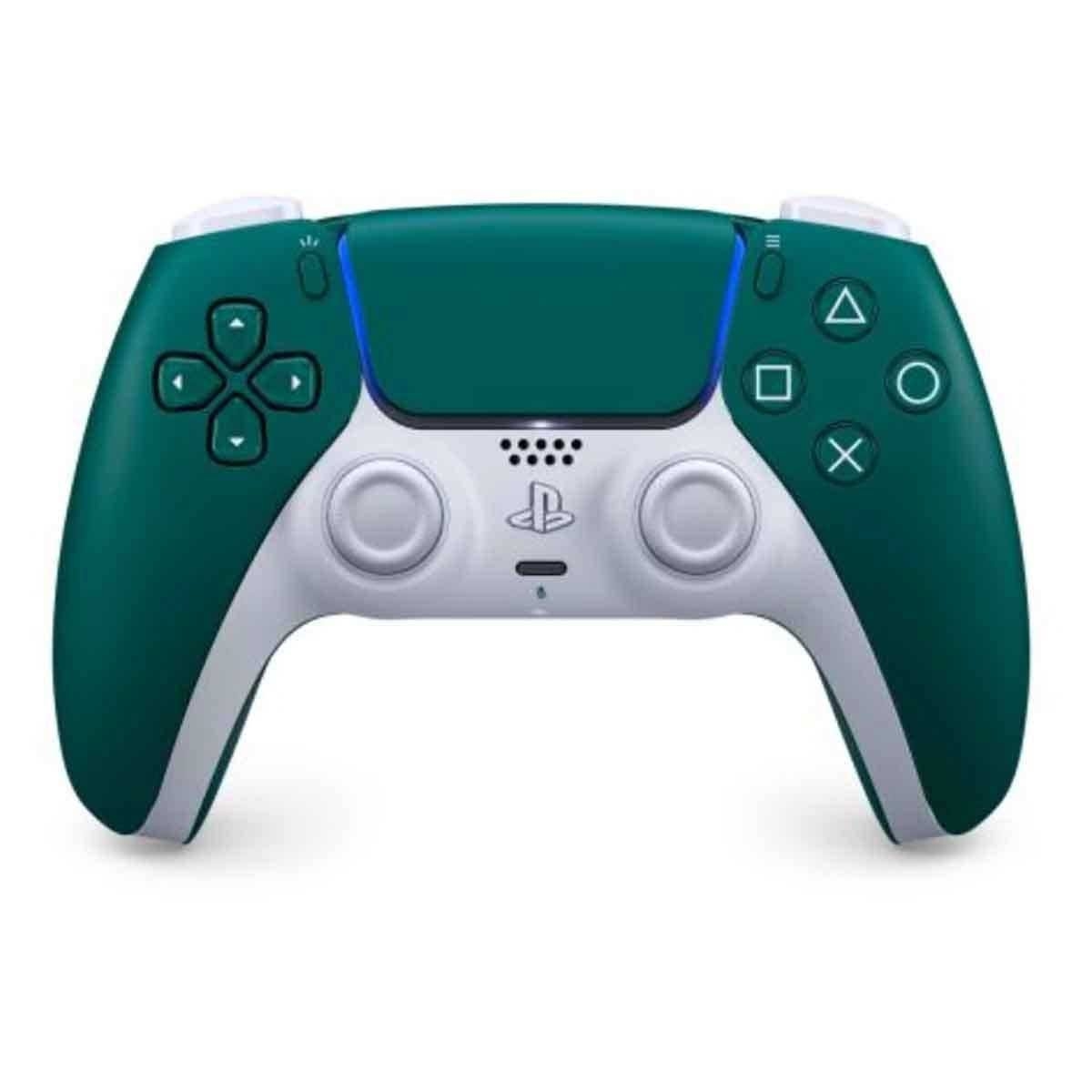 سوني بلايستيشن 5 جهاز ألعاب الإصدار الرقمي 825 جيجابايت مع لعبة EA Sports FC26 (نسخة السعودية) حزمة مع وحدة تحكم DualSense لاسلكية أخضر ألباين