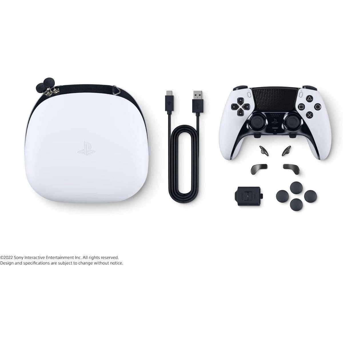 PlayStation 5 Digital Edition Console 825 GB & EA Sports FC26 (KSA Version) with DualSense Edge (KSA Version) White Wireless Controller Bundle