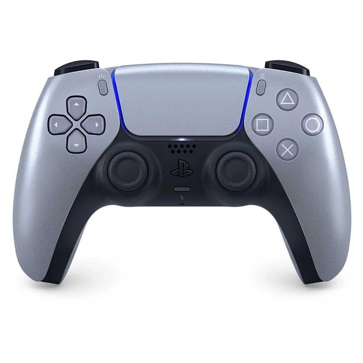 سوني بلايستيشن 5 جهاز ألعاب الإصدار الرقمي 825 جيجابايت مع لعبة EA Sports FC26 (نسخة السعودية) حزمة مع وحدة تحكم DualSense لاسلكية فضي