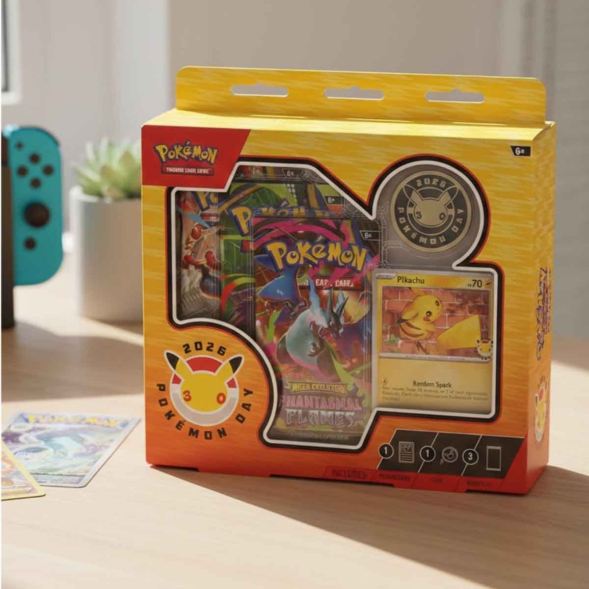 بوكيمون مجموعة يناير الخاصة لعبة بطاقات التداول للجنسين، 5-7 سنوات