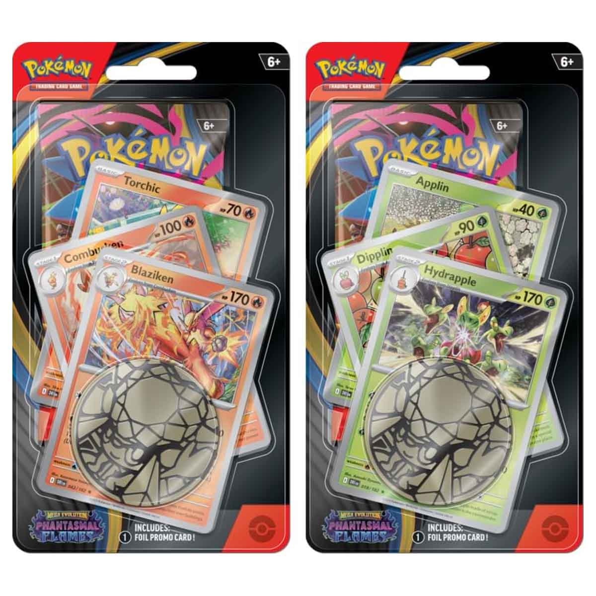 بوكيمون ميغا إيفولوشن فانتازمال فليمز تشيك لاين تشكيلة متنوعة لعبة بطاقات تداول، للجنسين، 5–7 سنوات