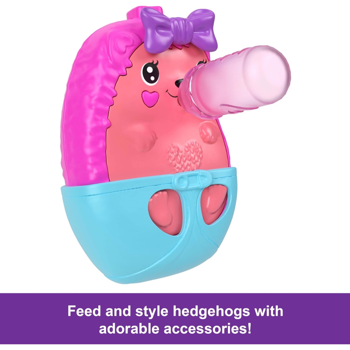 Polly Pocket Hedgehog Mom & Baby Playset Girls, 5-7 Years